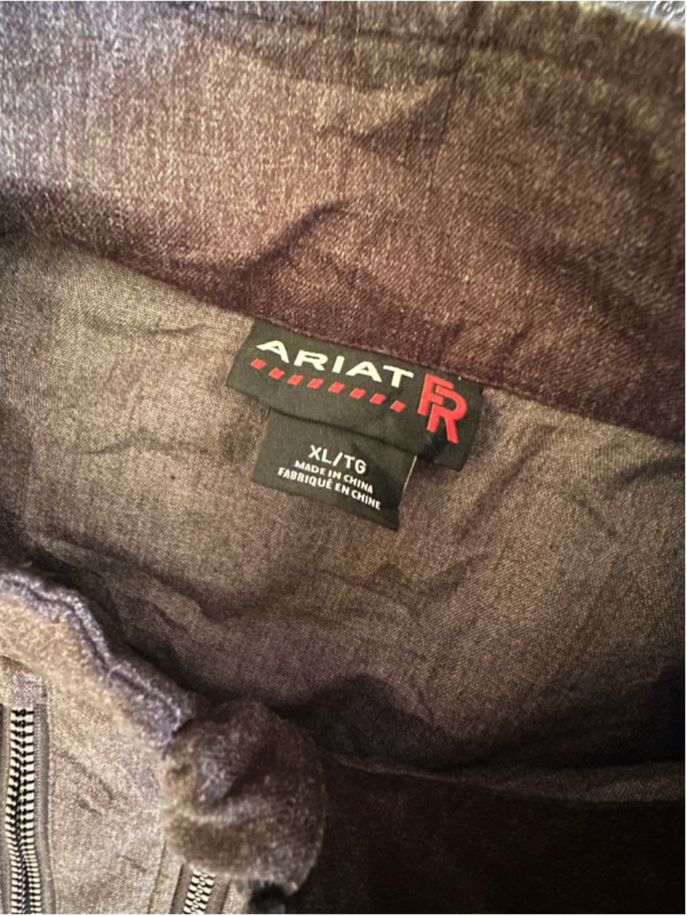 Ariat FR Quilted Work Jacket XL CAT 2 Flame Resistant Like New - Picture 6 of 8